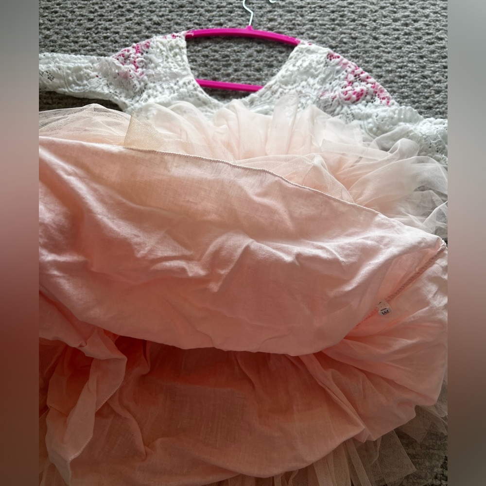 🧚 Backless A-line Lace Back Flower Girl Dress - Picture 5 of 7